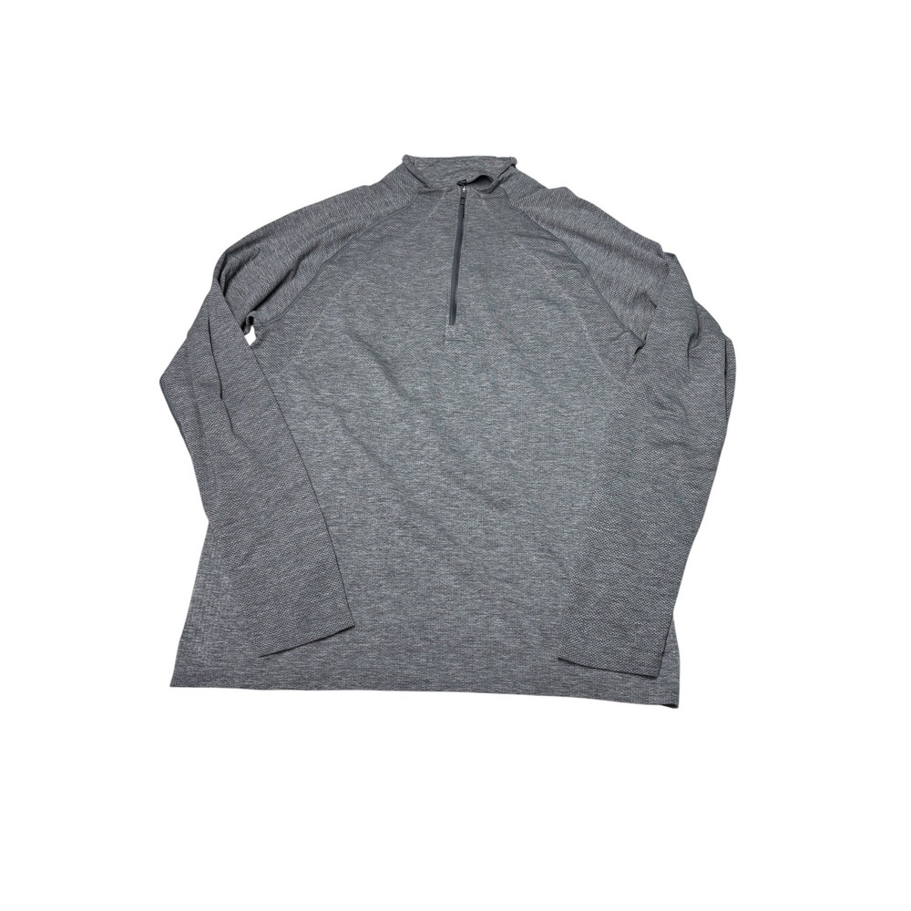 Lululemon Metal Vent Tech 1/2 Zip 2.0 Pullover Grey Mens Large L